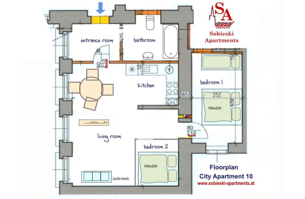 Sobieski Center Apartments Wiedeń Zewnętrze zdjęcie